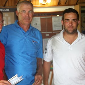 1ste Prys Wenners: Lieb Louw en Daniël van der Merwe saam met Deon en Linda Kloppers